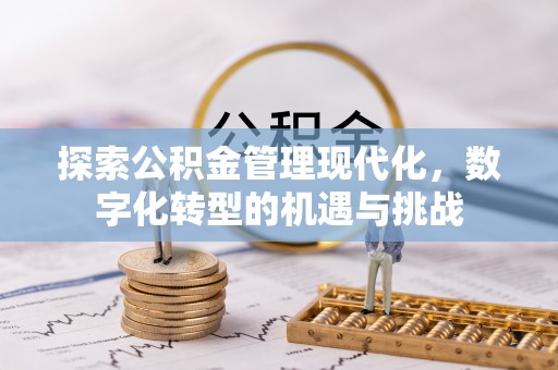 兴庆探索公积金管理现代化，数字化转型的机遇与挑战