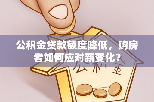 兴庆公积金贷款额度降低，购房者如何应对新变化？
