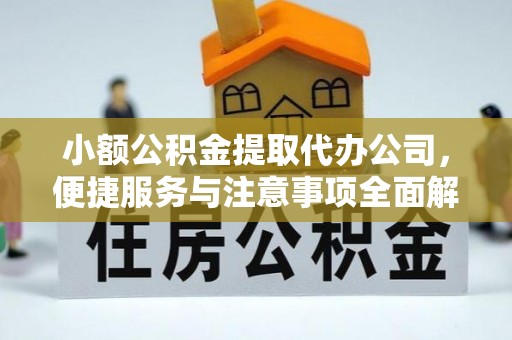 兴庆小额公积金提取代办公司，便捷服务与注意事项全面解析