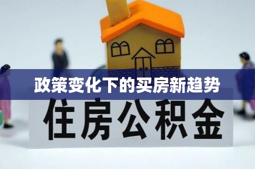 兴庆政策变化下的买房新趋势