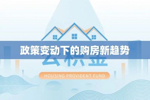 兴庆政策变动下的购房新趋势