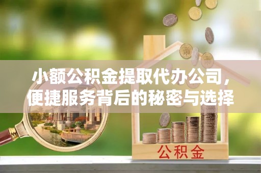 兴庆小额公积金提取代办公司，便捷服务背后的秘密与选择指南
