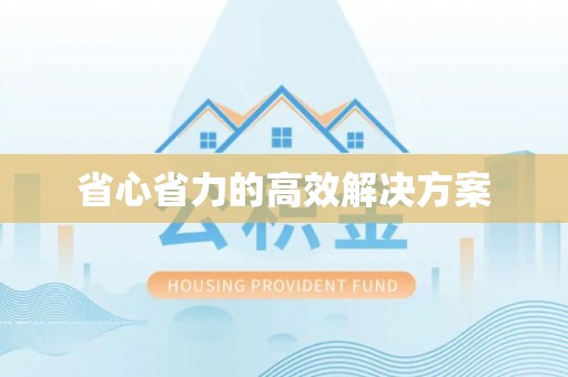 兴庆省心省力的高效解决方案