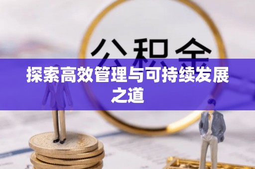 兴庆探索高效管理与可持续发展之道