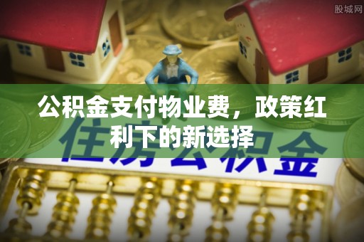 兴庆公积金支付物业费，政策红利下的新选择