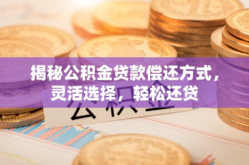 兴庆揭秘公积金贷款偿还方式，灵活选择，轻松还贷