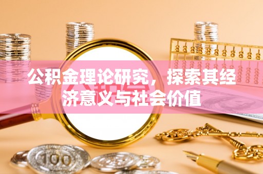 兴庆公积金理论研究，探索其经济意义与社会价值